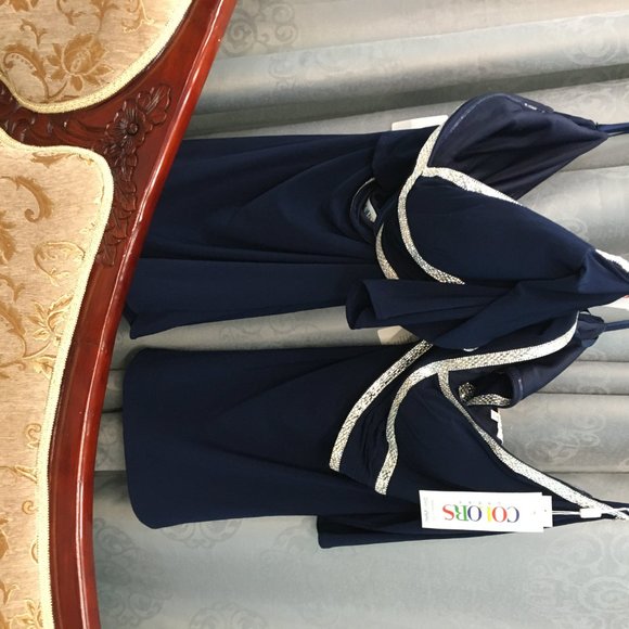 2-piece, Back Cut-out, Blingy Sexy Cruise Dress - Picture 12 of 15